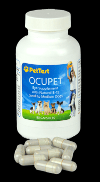 PetTest OcuPet Eye Supplement with Natural B-12 for Small to Medium Dogs