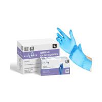 Signature Collection Nitrile Exam Gloves Blue