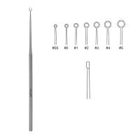 Buck Ear Curette 5 1/2" Straight Sharp