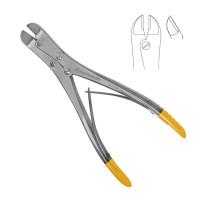 Wire Cutter Double Action 7" TC Angled heavy max .062" (1.6mm)