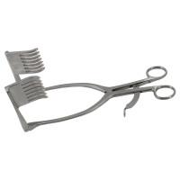 Beckman Eaton Laminectomy Retractor Hinged Sharp 7x7 Teeth 1 3/4" Wide X 2" Deep Size 12 3/4"