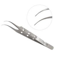 Tweezer Tissue Forceps 11.5cm Curved Tip