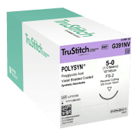 PolySyn 5-0 Violet 18" FS-2 Reverse Cutting 19mm