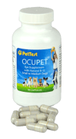 PetTest OcuPet Eye Supplement with Natural B-12 for Small to Medium Dogs