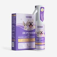 2x Power Pet Wound & Antimicrobial Spray 12 Bottle