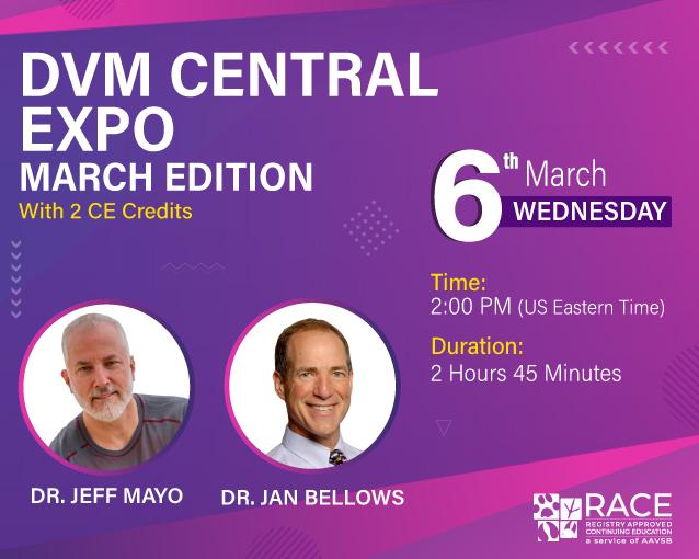 DVM Central Expo: March Edition with 2 CE Credits