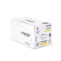 VeterSut - PLAIN GUT Suture 0, CT-1, 12 Count