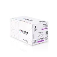 VeterSut - VetCRYL Polyglactin 910 Suture 0, FSL, 12 Count