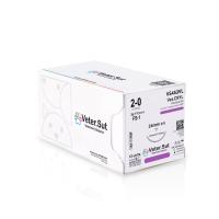 VeterSut - VetCRYL Polyglactin 910 Suture 2-0, FS-1, 12 Count