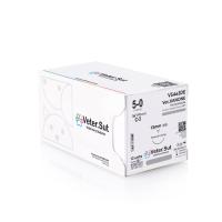 VeterSut - VetXANONE Polydioxanone Suture 5-0, C-3, 12 Count (Compares to PDS II)